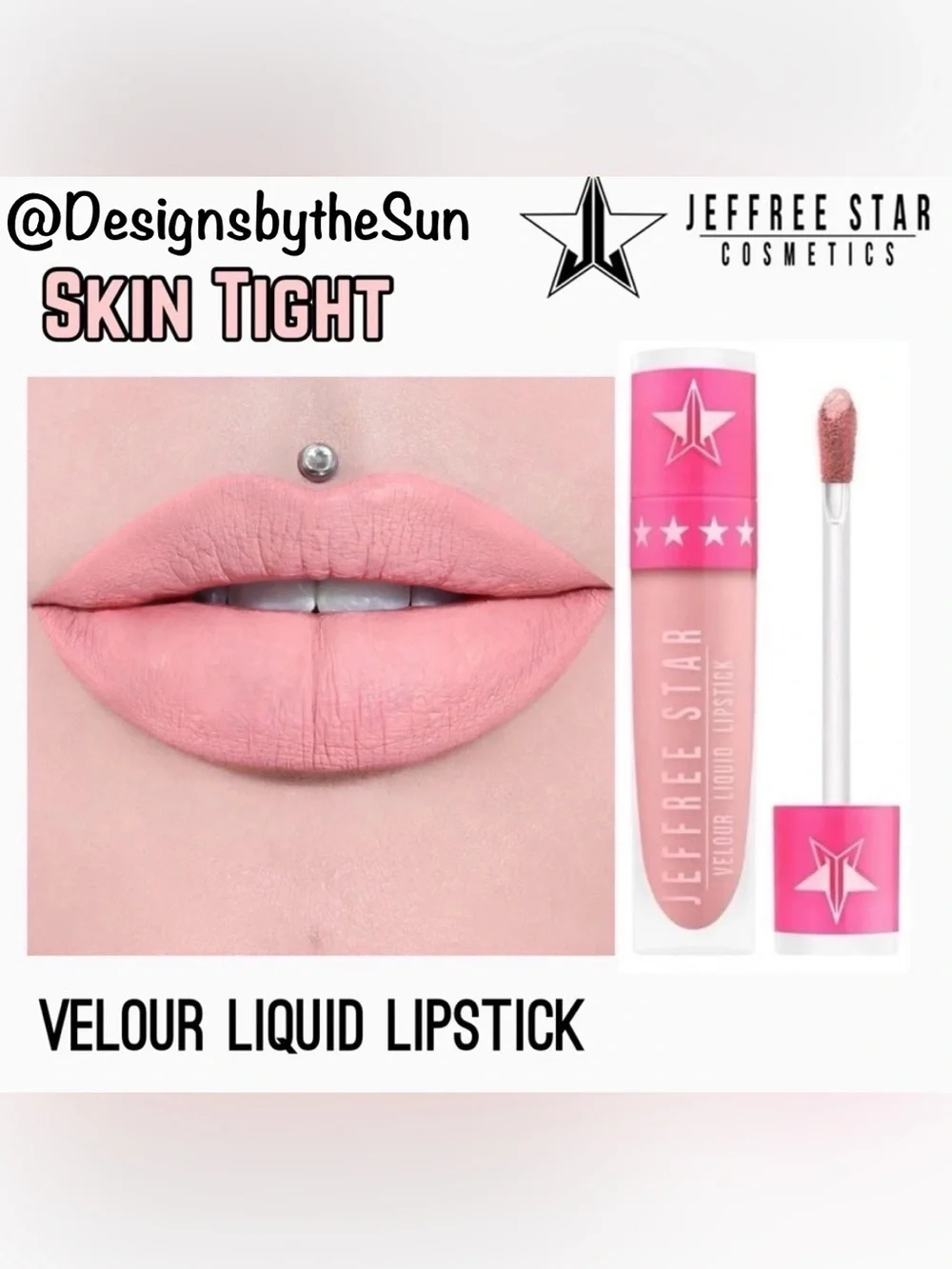 Jeffree Star Velour Liquid Lipstick — Soft Peachy Pink (Skin Tight)